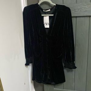 Black little dress from Zara